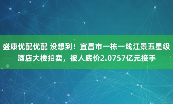 盛康优配优配 没想到！宜昌市一栋一线江景五星级酒店大楼拍卖，被人底价2.0757亿元接手